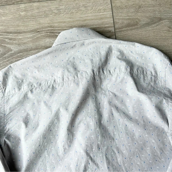 Bertigo  Textured Dots Cotton Button Down Casual Shirt - Picture 11 of 13